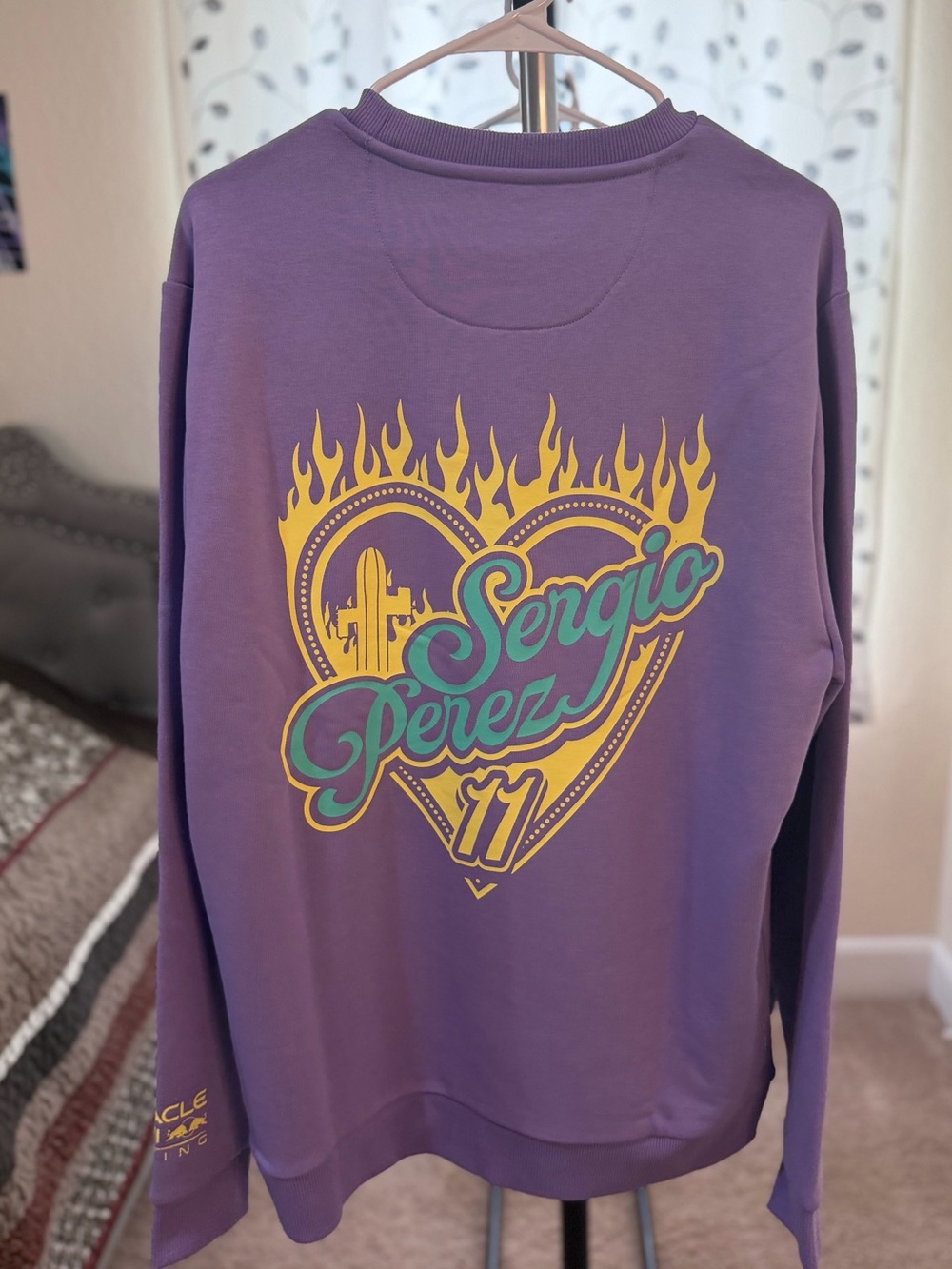 Sergio Perez Purple Crewneck Sweatshirt